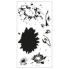 Sizzix Layered Clear Stamps Set 6PK Sunflower Stem