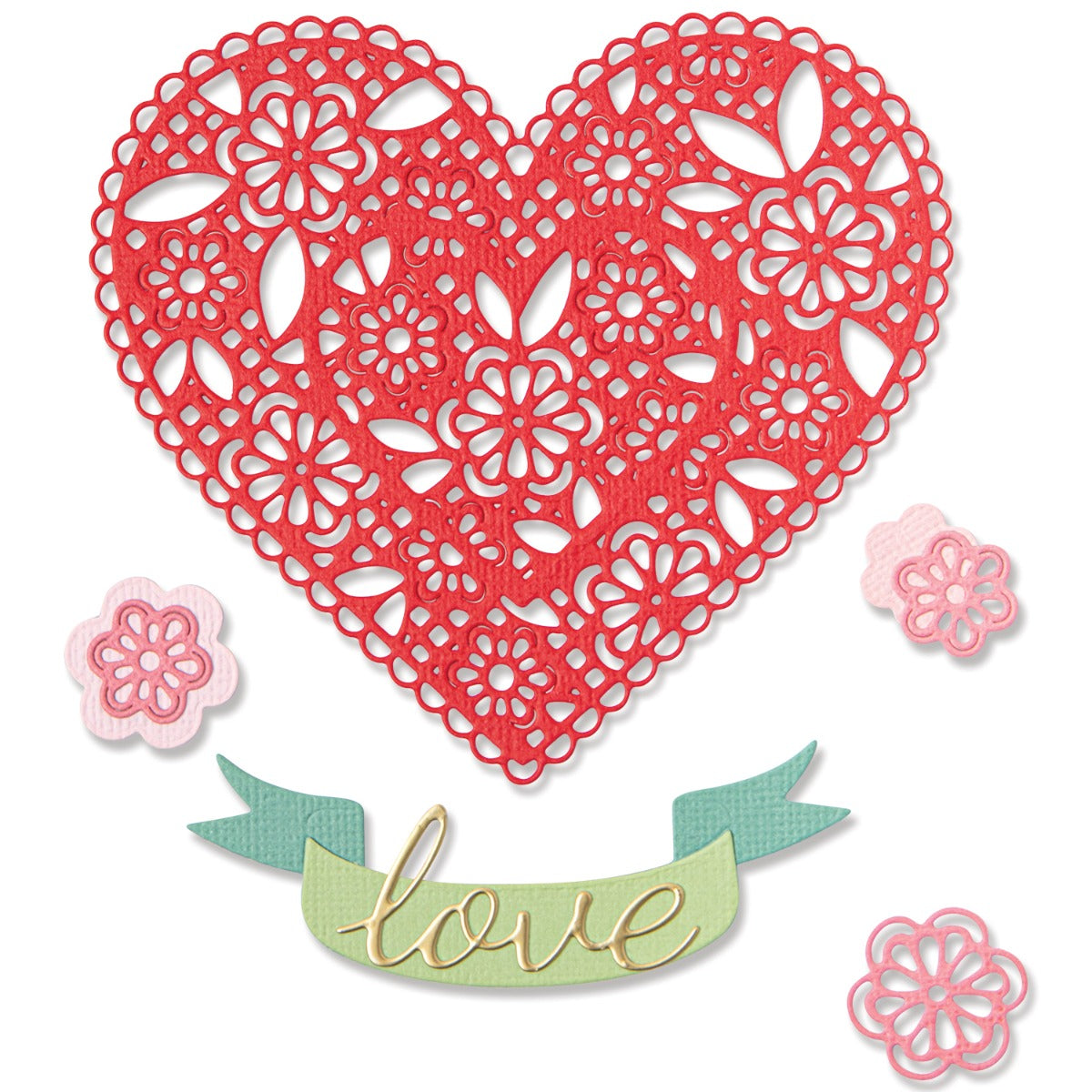 Sizzix Thinlits Die Set 4PK - Cuori Strati da Ellison - Sizzix Sizzix Thinlits Die Set 4PK - Cuori Strati da Ellison - Sizzix