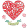 Sizzix Thinlits Die Set 10PK Doily Heart