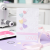 Sizzix 3D Textured Impressions Embossing Folder Mark Making Hearts