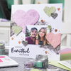 Sizzix 3D Textured Impressions Embossing Folder Mark Making Hearts