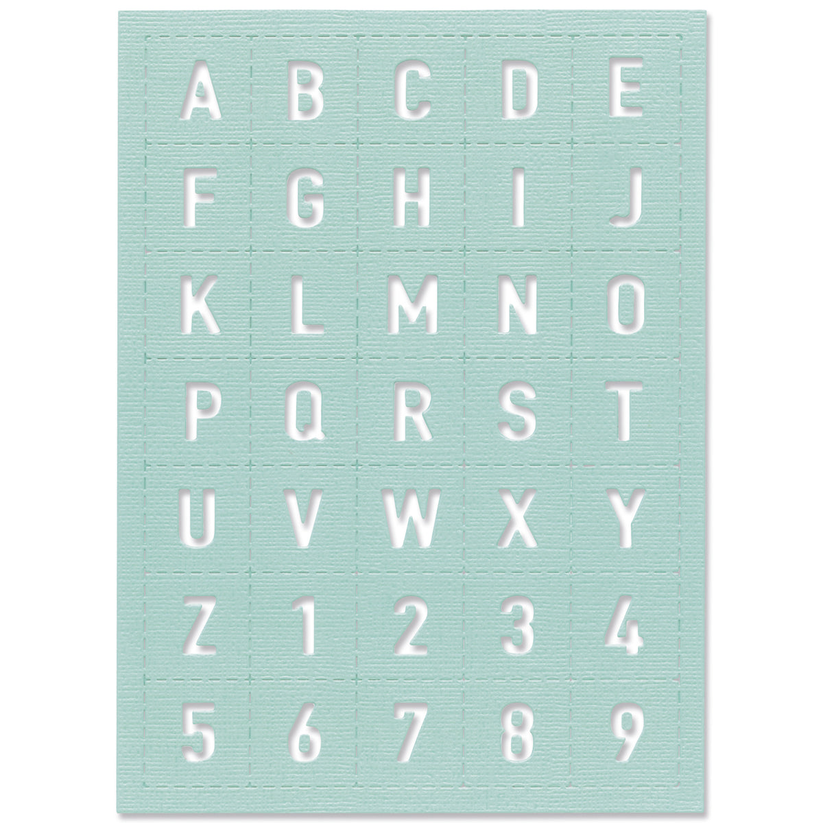 Sizzix Thinlits Die Tile Alphanumeric by Eileen Hull – Sizzix.co.uk