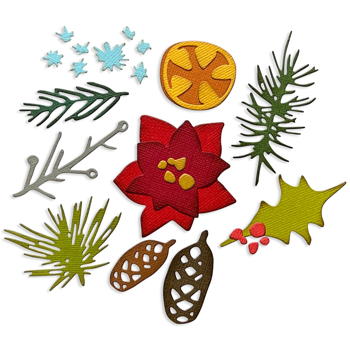 Create Stunning Paper Crafts With Sizzix Thinlits Christmas Die Set – 15 Intricate Dies For Card Making & Decor