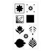 Sizzix Layered Clear Stamps 9PK Geo Repeat