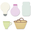 Sizzix Thinlits Die Set 9PK - Floral Vessels by Alexis Trimble