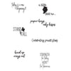 Sizzix Clear Stamps Set 7PK - Wings Out by Olivia Rose