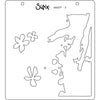 Sizzix Layered Stencils 4PK Painted