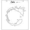 Sizzix Layered Stencils 4PK Painted