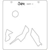 Sizzix Layered Stencils 4PK - Mountain Scene