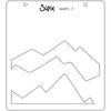 Sizzix Layered Stencils 4PK - Mountain Scene