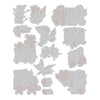 Sizzix Thinlits Die Set 14PK Brushstroke Flowers Mini by Tim Holtz