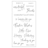 Sizzix Clear Stamps Set 13PK Daily Sentiments by Lisa Jones