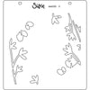 Sizzix Layered Stencils 4PK - Botanical Border by Jennifer Ogborn