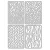 Sizzix Thinlits Die Set 4PK - Infinite Doodles #2