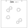 Sizzix Layered Stencils 4PK - Strawberry Wreath by Jennifer Ogborn