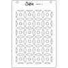 Sizzix A6 Layered Stencils 4PK Geo Crystals