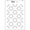 Sizzix A6 Layered Stencils 4PK Geo Crystals
