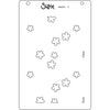 Sizzix A6 Layered Stencils 4pk Lacey by Kath Breen