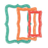 Sizzix Framelits Die Set 8PK - Fanciful Framelits, Doris Dotted Top Note by Stacey Park