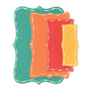 Sizzix Framelits Die Set 8PK - Fanciful Framelits, Doris Dotted Top Note by Stacey Park