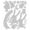 Sizzix Thinlits Die Set 17PK Vault Bunny + Chick by Tim Holtz