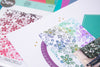 Sizzix Clear Stamp Set -Cosmopolitan, Petals by Stacey Park