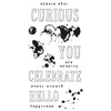 Sizzix Clear Stamps Set 13PK Hello You Sentiments by 49 and Market