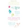 Sizzix Clear Stamps Set 13PK Hello You Sentiments by 49 and Market