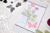 Sizzix A5 Clear Stamps Set 7PK w/ Framelits Die Set Painted Pencil Botanical by 49 and Market