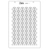 Sizzix A5 Stencil 1PKCosmopolitan, Uptown Adornment by Stacey Park