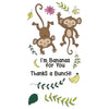 Sizzix Clear Stamps Set 15PK Going Bananas by Catherine Pooler