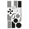 Sizzix Clear Stamps Set 16PK Beach Blankets & Brellas by Catherine Pooler