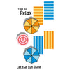 Sizzix Clear Stamps Set 16PK Beach Blankets & Brellas by Catherine Pooler