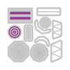 Sizzix Thinlits Die Set 15PK Beach Blankets & Brellas #2 by Catherine Pooler