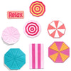Sizzix Thinlits Die Set 15PK Beach Blankets & Brellas #2 by Catherine Pooler