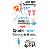 Sizzix Clear Stamps Set 29PK Synchronized Swimmers by Catherine Pooler