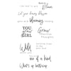 Sizzix Clear Stamps Set 10PK Born to Bloom