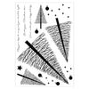 Sizzix A5 Clear Stamps Set 16PK w/Stencil - Cosmopolitan Christmas, Merry and Light by Stacey Park