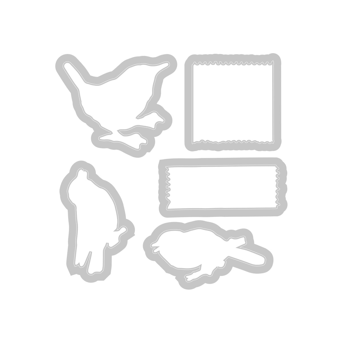 Sizzix Set Timbri Trasparenti E Fustelle Framelits Harvest - Per Scrapbooking E Diario, Idee Creative Per Biglietti E Decorazioni - 4