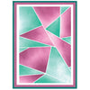 Sizzix A6 Stencil 2pk Cosmopolitan Down the Line 2 by Stacey Park