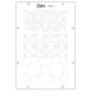 Sizzix Studio Stamps Set 18PK / 3PK Stencils - Geometric by Vic Hollins