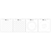Sizzix Layered Stencils 4PK - Plate and Pattern by Eileen Hull