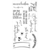 Sizzix Clear Stamps Set 16pk Sending Sunshine Sentiments by Catherine Pooler