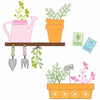 Sizzix Clear Stamps Set 14pk Greenhouse Finds by Catherine Pooler