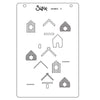 Sizzix A6 Layered Stencils 4pk Good Place to land by Catherine Pooler