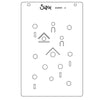 Sizzix A6 Layered Stencils 4pk Good Place to land by Catherine Pooler