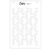 Sizzix A6 Stencil 4pk Textures From Afar 2 by Stacey Park