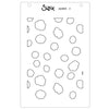 Sizzix A6 Stencil 4pk Serene Sophisticate 2 by Stacey Park