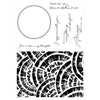 Sizzix A5 Clear Stamps 7pk w Framelits Die Creative Coordinations Radiance by Stacey Park