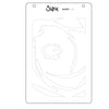 Sizzix A6 Stencil 4pk Belle of the Ball Adornment by Stacey Park